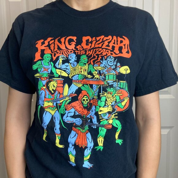 King Gizzard & The Lizard Wizard band tee - official merch, Masters black - Picture 3 of 7